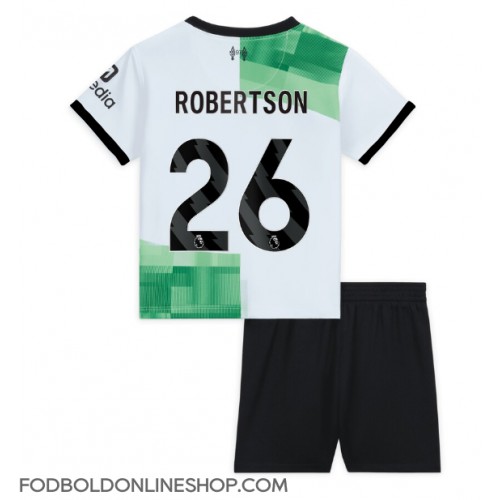 Liverpool Andrew Robertson #26 Udebane Trøje Børn 2023-24 Kortærmet (+ Korte bukser)